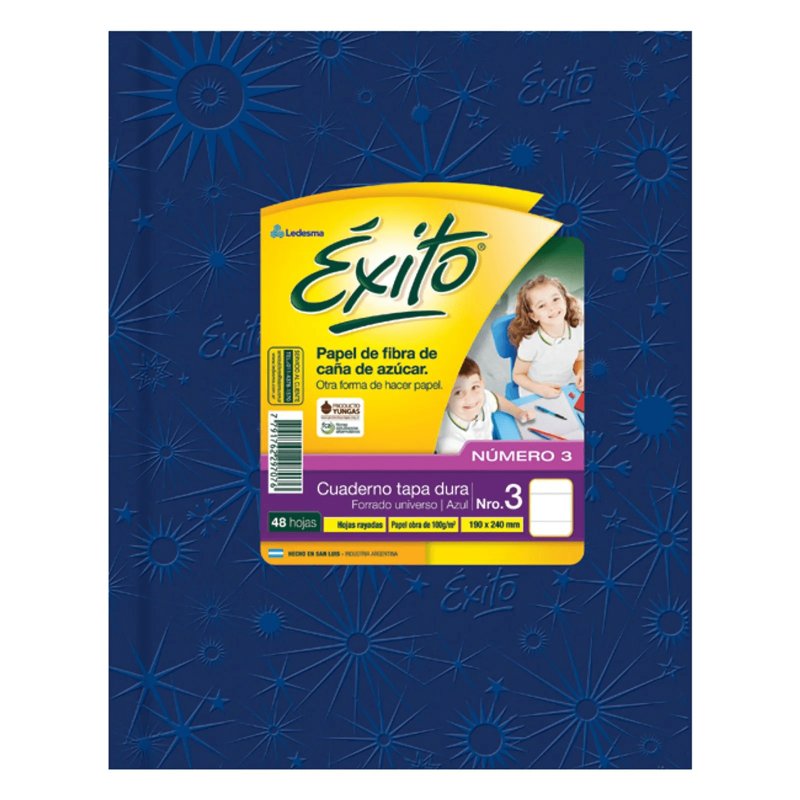 Cuaderno ABC tapa dura 48 hojas