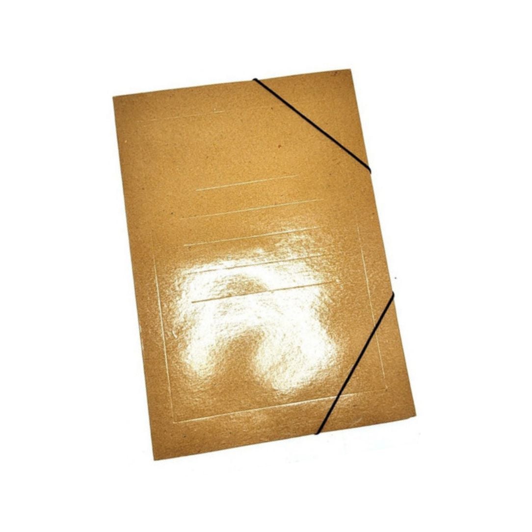 CARPETA 3 SOLAPAS MARRÓN