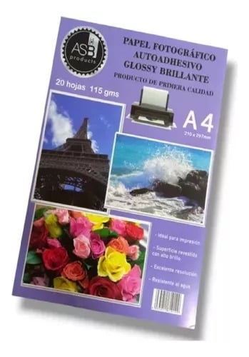 HOJA FOTOGRÁFICA AUTOADHESIVA