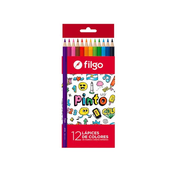 Lapices de colores x12u Filgo
