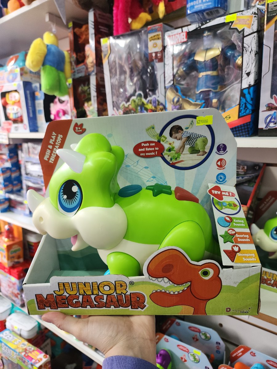Dinosaurio con sonido infantil — VERDE