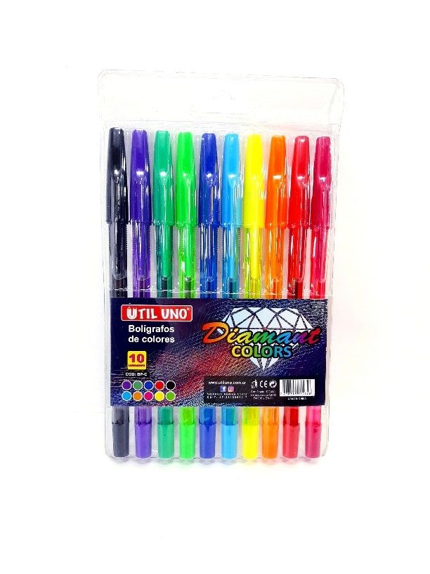 Lapiceras x10u Util-Uno