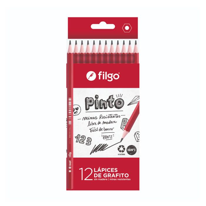 Lápiz negro x12u Filgo
