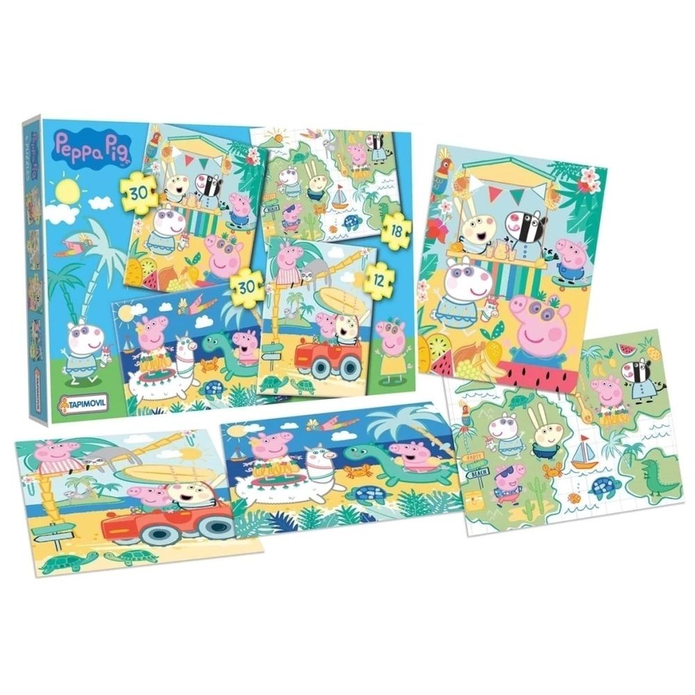 Rompecabezas x4 Peppa Pig