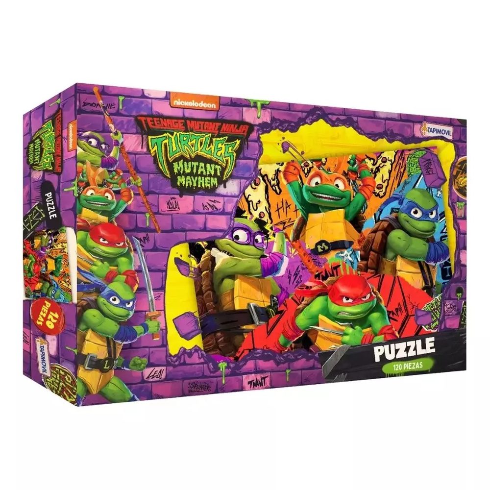 Rompecabezas Tortugas Ninja 120 piezas