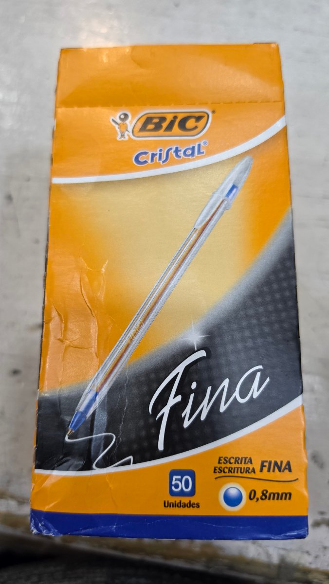 Bolígrafo bic trazo fino