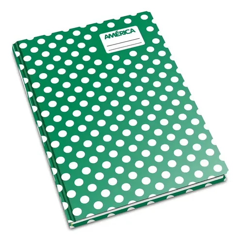Cuaderno N°1 42 hojas — Lunar verde clasici